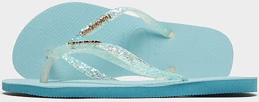 Havaianas Slim Glitter Flip Flops Dames Blue- Dames