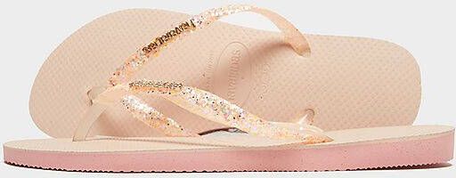 Havaianas Slim Glitter Flip Flops Dames Pink- Dames