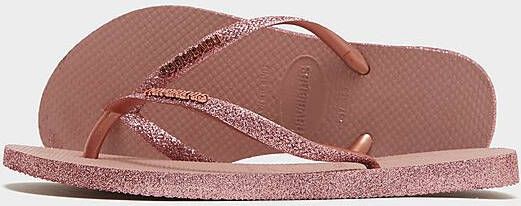 Havaianas Slim Sparkle Flip Flops Dames Pink- Dames
