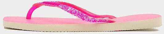 Havaianas Slim Square Glitter Flip Flops Dames Pink- Dames Pink