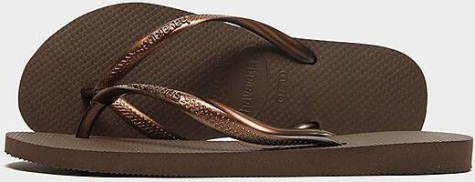 Havaianas Slim Teenslippers Dames Brown- Dames Brown