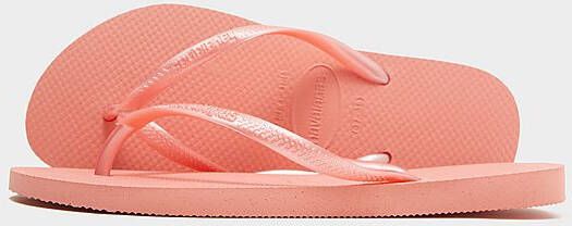 Havaianas Slim rosa peach roze dun bandje Kleur Roze) - Foto 2