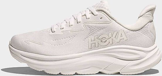 HOKA Clifton 10 Dames White- Heren White