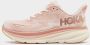 Hoka One Dames Clifton 9 hardloopschoenen Pink Dames - Thumbnail 2