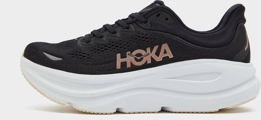 HOKA Women's Bondi 9 Hardloopschoenen Regular zwart grijs - Foto 2