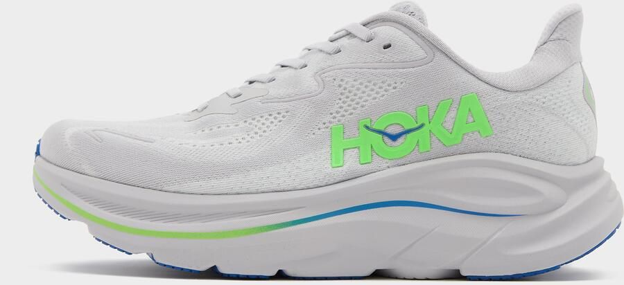 HOKA Loopschoen 'Clifton 10' navy lichtgrijs neongroen - Foto 2
