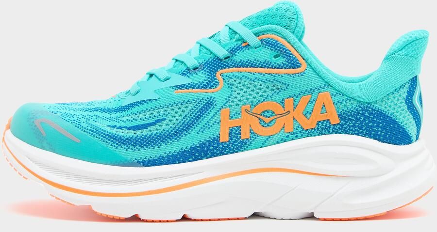 HOKA Clifton 10 Junior Blauw