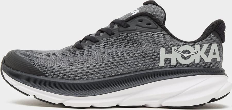 HOKA Kid's Clifton 9 Hardloopschoenen grijs - Foto 3