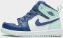 Jordan 1 Mid schoen voor baby's en peuters Mystic Navy White Mint Foam Kind - Thumbnail 2