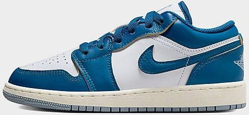 Jordan Air 1 Low Junior White Blue Grey Sail Industrial Blue White Blue Grey Sail Industrial Blue Schoenen