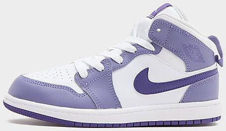 Jordan Air 1 Mid Children Paars