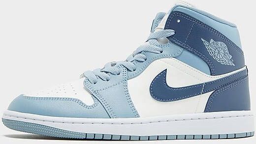 Jordan Air 1 Mid Dames Sail Blue Grey White Diffused Blue- Dames Sail Blue Grey White Diffused Blue