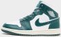 Nike Air Jordan 1 Mid Donkergroen Wit Gebroken Wit Sneakers Unisex Doos Zonder Deksel - Thumbnail 2
