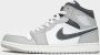 Nike Air Jordan 1 Mid Light Smoke Grey Anthracite 554724-078 Grijs Schoenen - Thumbnail 2