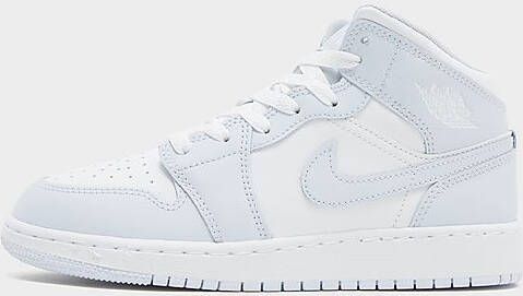Jordan Air 1 Mid Junior Cobalt Bliss Neutral Grey White Kind Cobalt Bliss  Neutral Grey White - Schoenen.nl