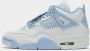Jordan Air 4 Retro Aluminum „Forget Me Not“ Air Retro in wit formaten: 40.5 - Thumbnail 2