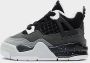 Jordan 4 Retro (TD) black white anthracite black Basketball in zwart formaten: 23.5 - Thumbnail 1