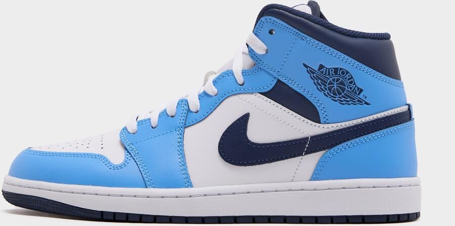 Jordan Air 1 Mid Blauw- Heren Blauw