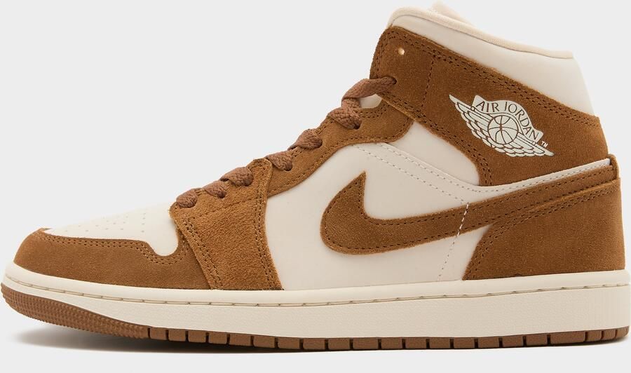 Jordan Damesschoenen Air 1 Mid Bruin- Dames Bruin