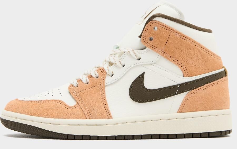 Jordan Air 1 Mid Dames Wit- Dames Wit