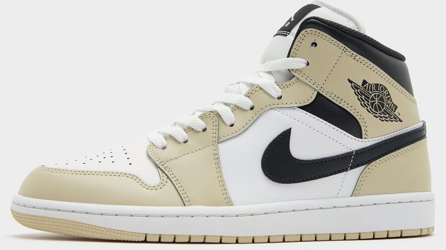 Jordan Air 1 Mid Heren Wit- Heren Wit