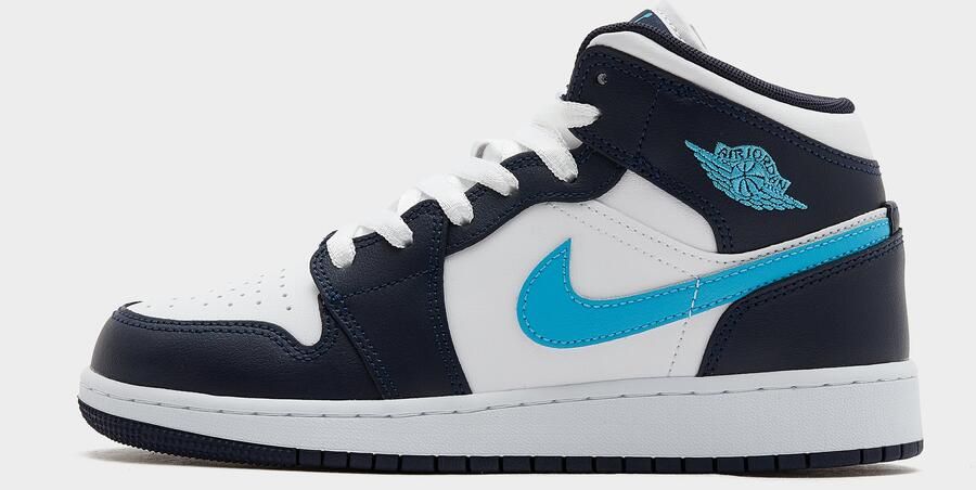 Jordan Air 1 Mid Junior Blauw