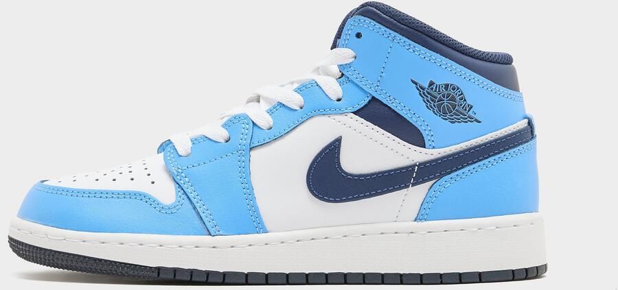 Jordan Air 1 Mid Junior Blauw Kind Blauw