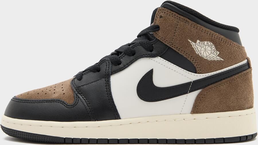 Jordan Air 1 Mid Junior Zwart