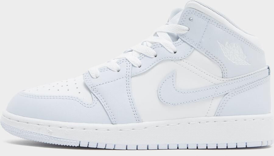 Jordan Air 1 Mid cobalt bliss white neutral grey in Blauw
