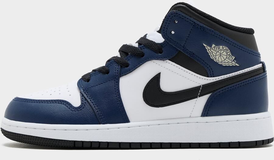 Jordan Air 1 Mid Junior Wit Kind Wit
