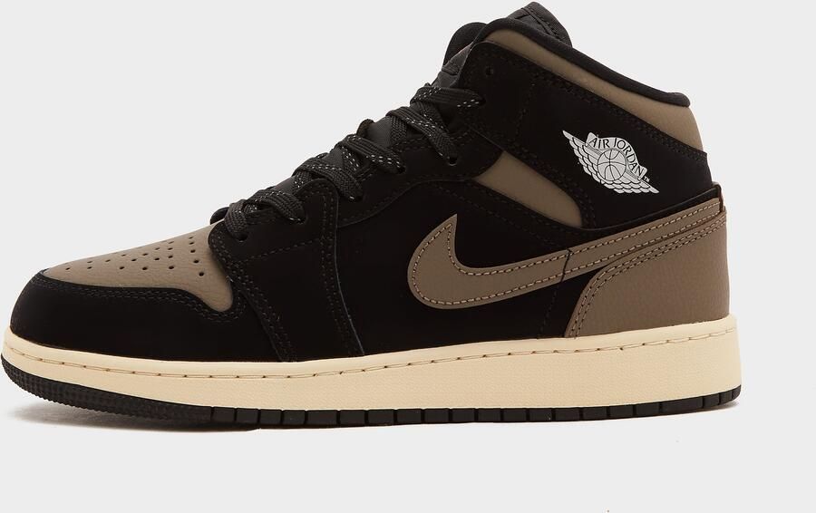 Jordan Air 1 Mid SE Junior Zwart Kind Zwart