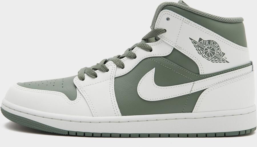 Jordan Air 1 Mid Wit- Heren Wit