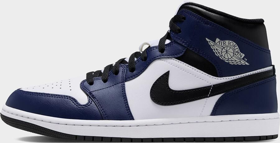 Jordan Air 1 Mid Wit- Heren Wit
