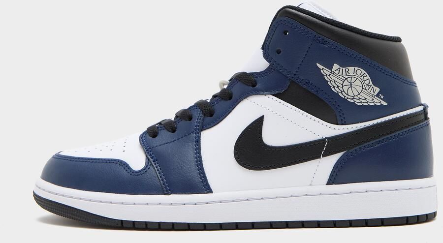 Jordan Air 1 Mid Wit- Heren Wit