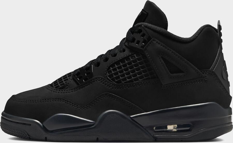 Jordan Air 4 Retro Junior Zwart