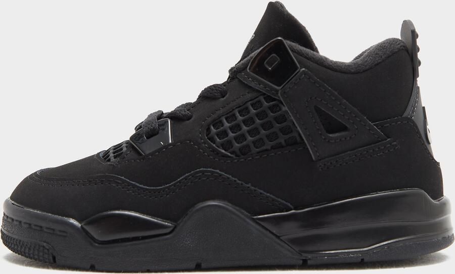 Jordan Air 4 Retro "Black Cat" (TD) Unisex Basketball zwart Schoenen