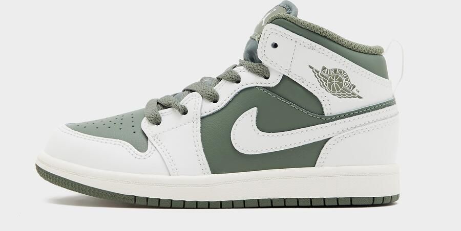 Jordan Kleuterschoenen 1 Mid Wit Kind Wit