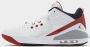 Jordan Max Aura 5 White Varsity Red Wolf Grey Black- Heren White Varsity Red Wolf Grey Black - Thumbnail 2