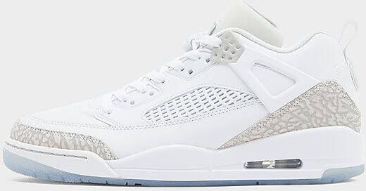 Jordan Spizike Low Basketball in wit formaten: 42.5