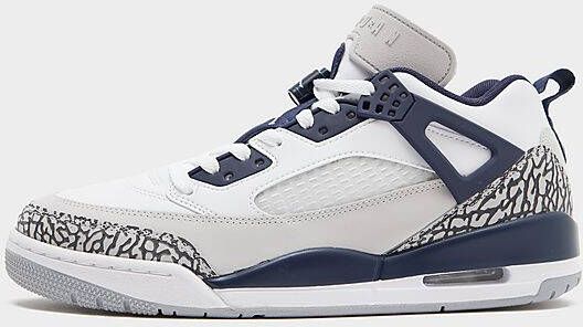 Jordan Spizike Low Basketball in wit formaten: 42.5