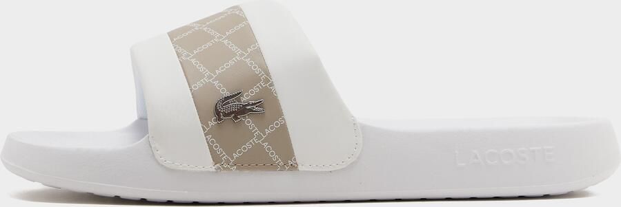 Lacoste Hyrbid Serve Slides Wit- Heren Wit