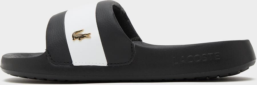 Lacoste Serve Pin Slides Dames Zwart- Dames Zwart