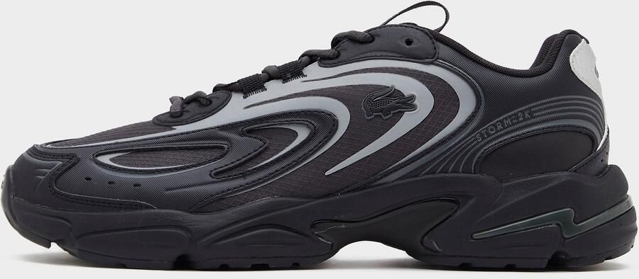 Lacoste Storm 2k Tech Sneakers Heren Zwart Mesh Synthetisch - Foto 2