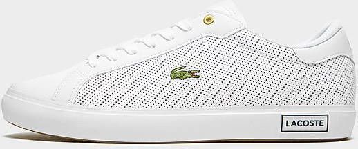 Lacoste Powercourt Heren Schoenen White Leer - Schoenen.nl