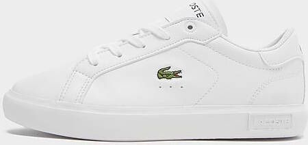 Lacoste Powercourt Peuterschoenen Wit Leer