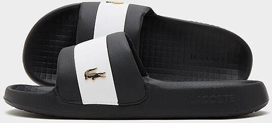 Lacoste Serve Pin Slides Black- Heren Black