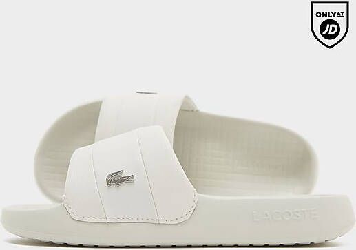 Lacoste Serve Pin Slides Dames White- Dames White