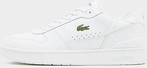 Lacoste T-clip Heren Schoenen Wit Maat: 40.5 Leer Foot Locker - Foto 15