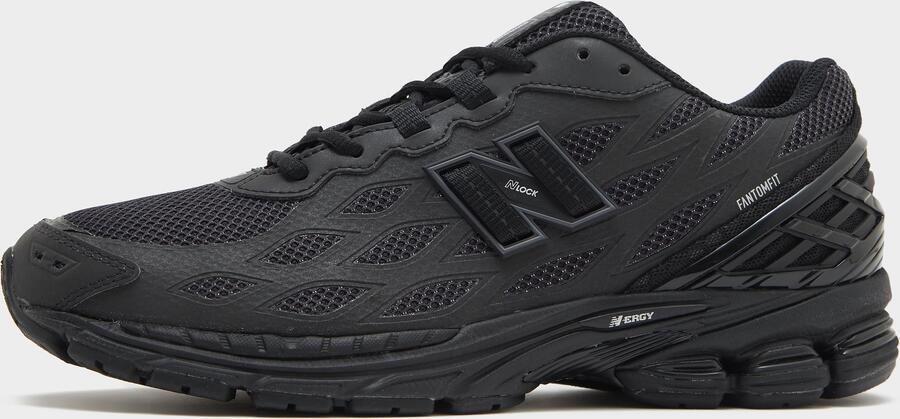 New Balance Zwarte Mesh Sneakers met Oranje Zool - Foto 2