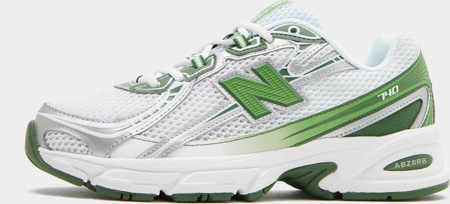 New Balance 740 Unisex White Alpine Green - Foto 3